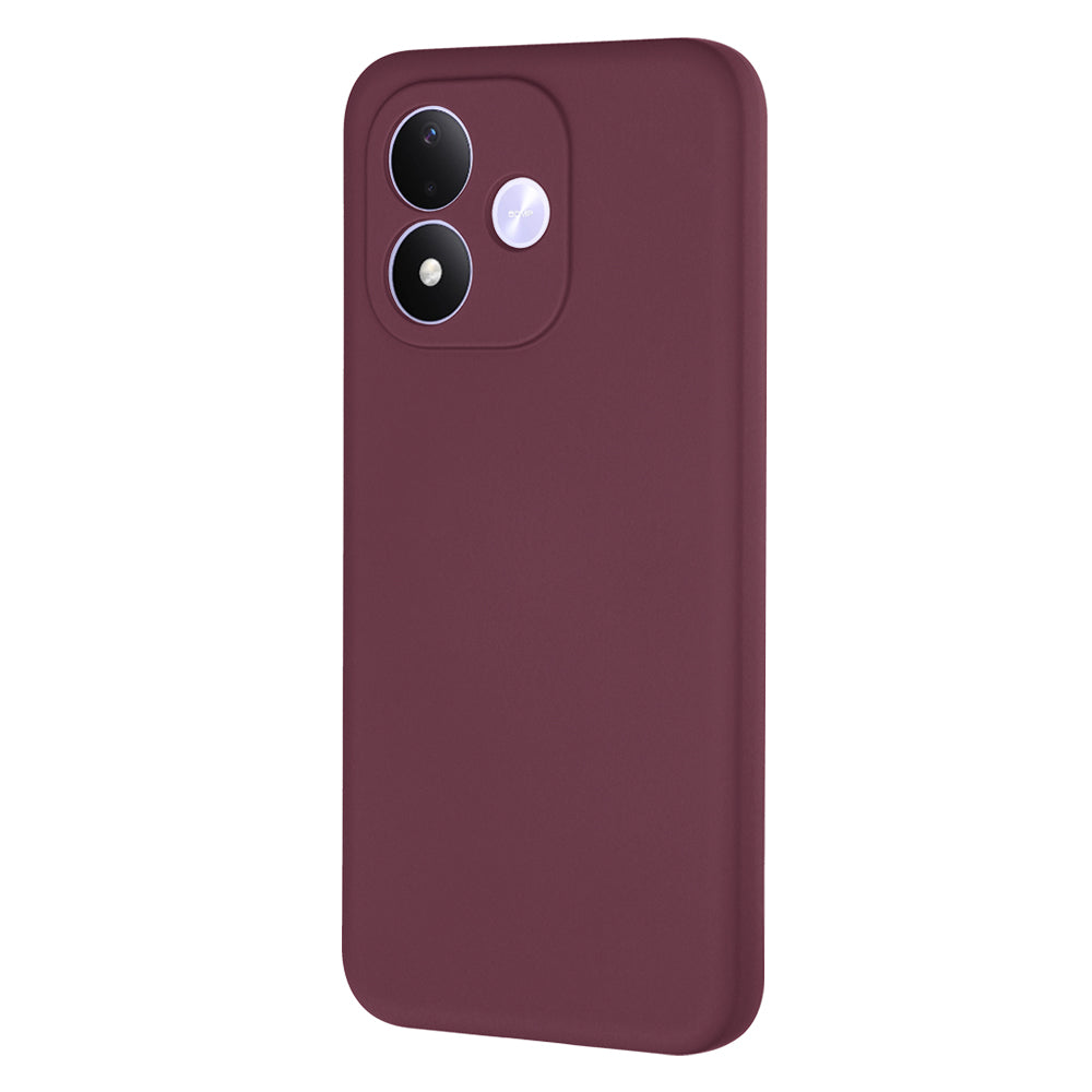 Deksel til Xiaomi Redmi Note 17 4G / Note 17 5G, Techsuit, SoftFlex, burgunderrød