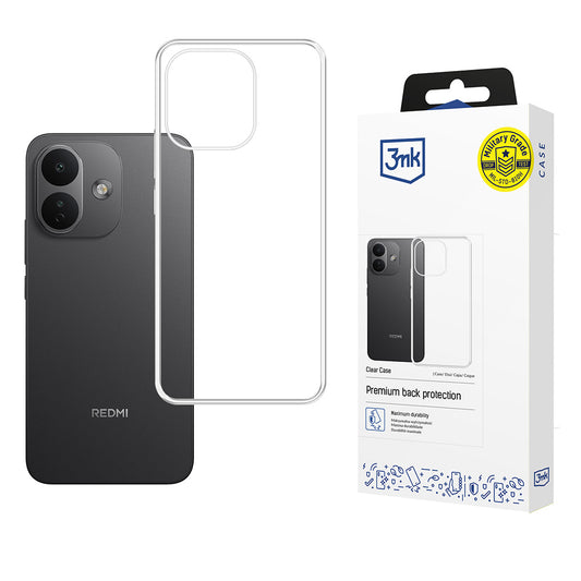 Deksel for Xiaomi Redmi Note 17 Pro, 3MK, Klar, Transparent