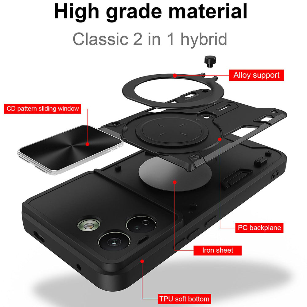 Deksel til Xiaomi Redmi Note 17 Pro Max, Techsuit, CamGuard Pro, blå