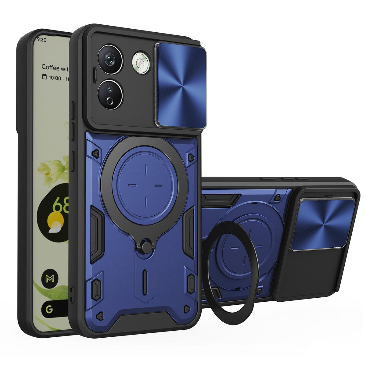 Deksel til Xiaomi Redmi Note 17 Pro Max, Techsuit, CamGuard Pro, blå