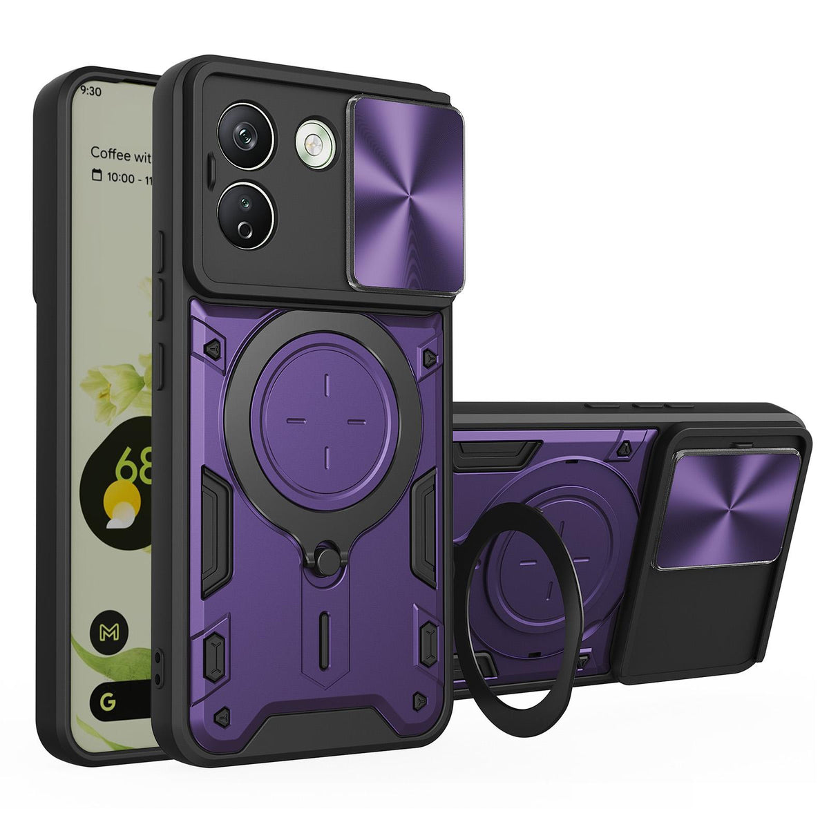 Deksel til Xiaomi Redmi Note 17 Pro Max, Techsuit, CamGuard Pro, lilla