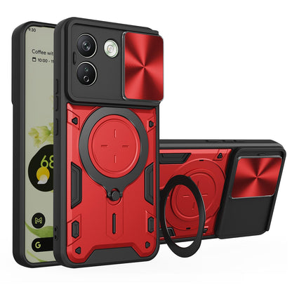 Deksel til Xiaomi Redmi Note 17 Pro Max, Techsuit, CamGuard Pro, rød