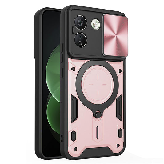 Deksel til Xiaomi Redmi Note 17 Pro Max, Techsuit, CamGuard Pro, roségull
