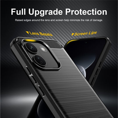 Deksel til Xiaomi Redmi Note 17 Pro Max, Techsuit, Karbon, Svart