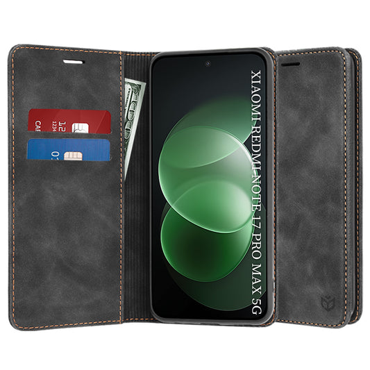 Etui til Xiaomi Redmi Note 17 Pro Max, Techsuit, Confy, svart