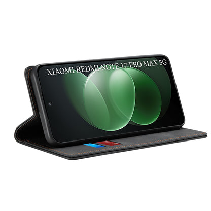 Etui til Xiaomi Redmi Note 17 Pro Max, Techsuit, Confy, svart