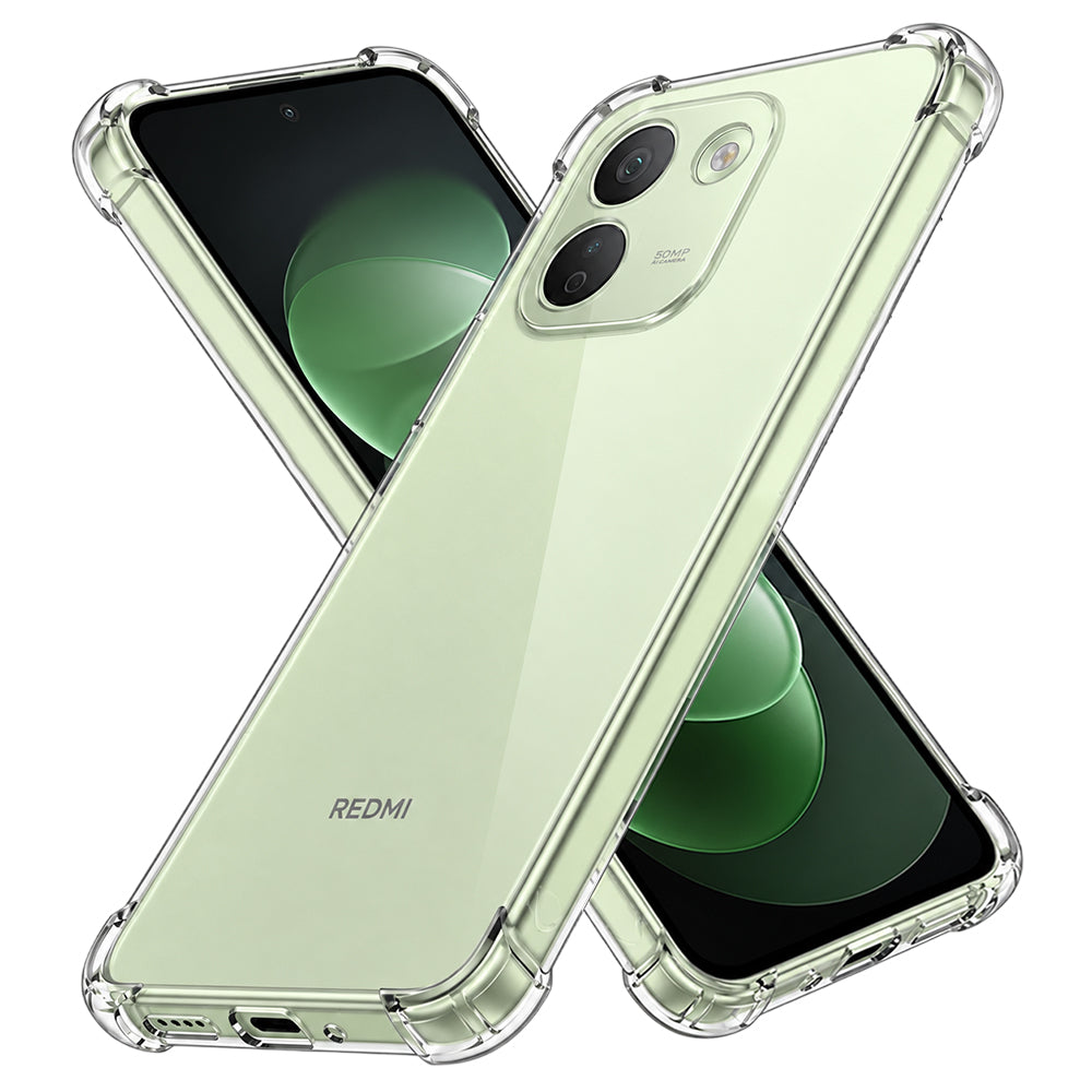 Deksel til Xiaomi Redmi Note 17 Pro Max, Techsuit, støtsikkert og gjennomsiktig, transparent