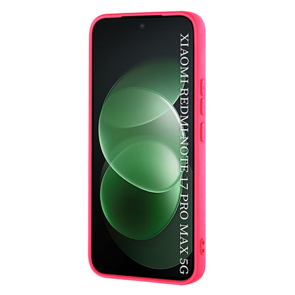 Deksel til Xiaomi Redmi Note 17 Pro Max, Techsuit, SoftFlex, mørk rosa