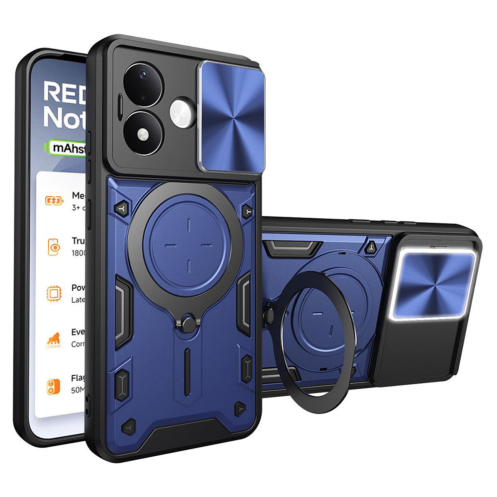 Deksel til Xiaomi Redmi Note 17 Pro, Techsuit, CamGuard Pro, blå