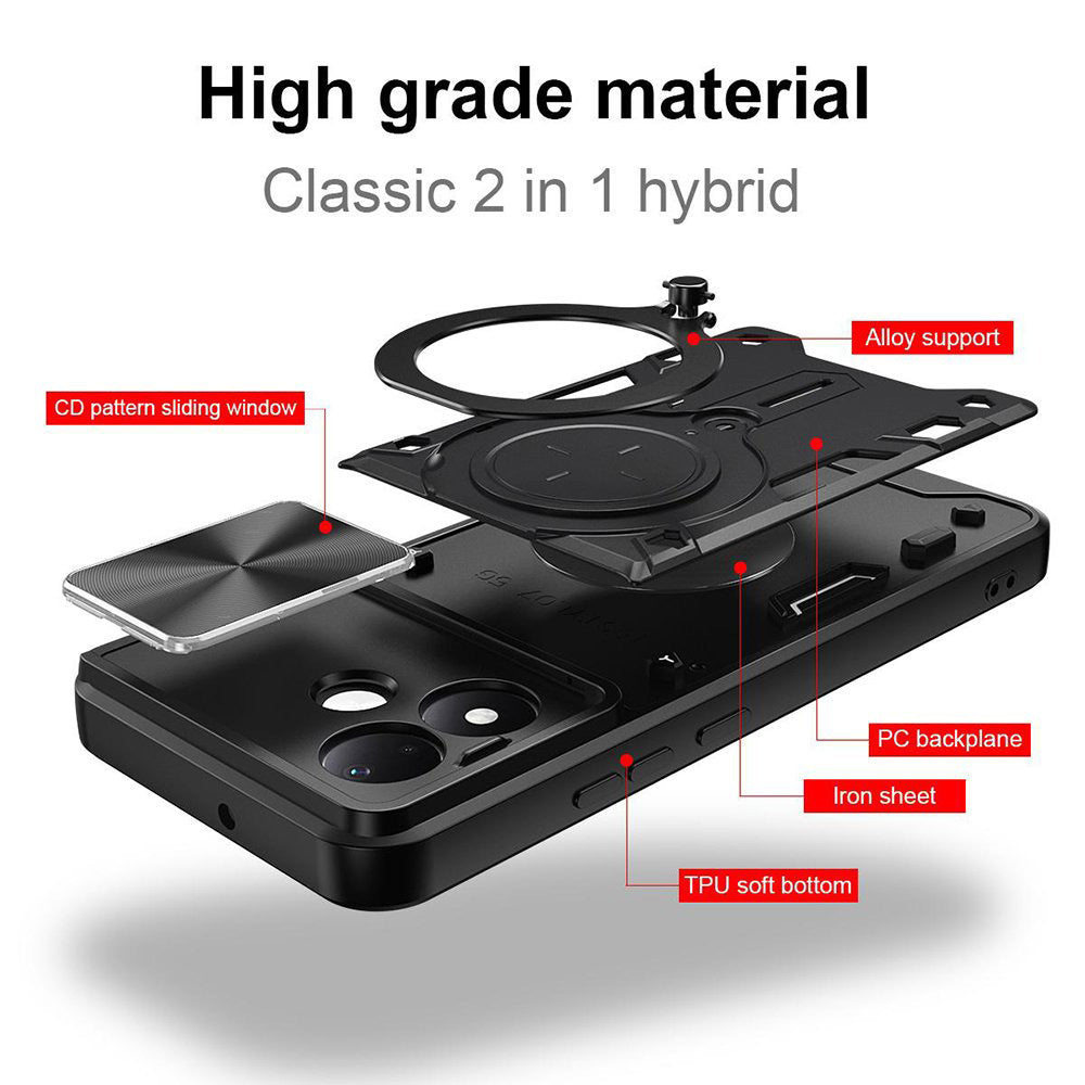 Deksel til Xiaomi Redmi Note 17 Pro, Techsuit, CamGuard Pro, lilla