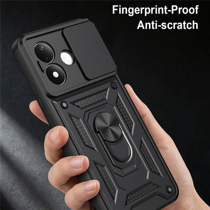 Deksel til Xiaomi Redmi Note 17 Pro, Techsuit, CamShield, svart