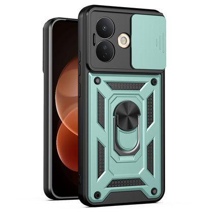 Deksel til Xiaomi Redmi Note 17 Pro, Techsuit, CamShield, grønn