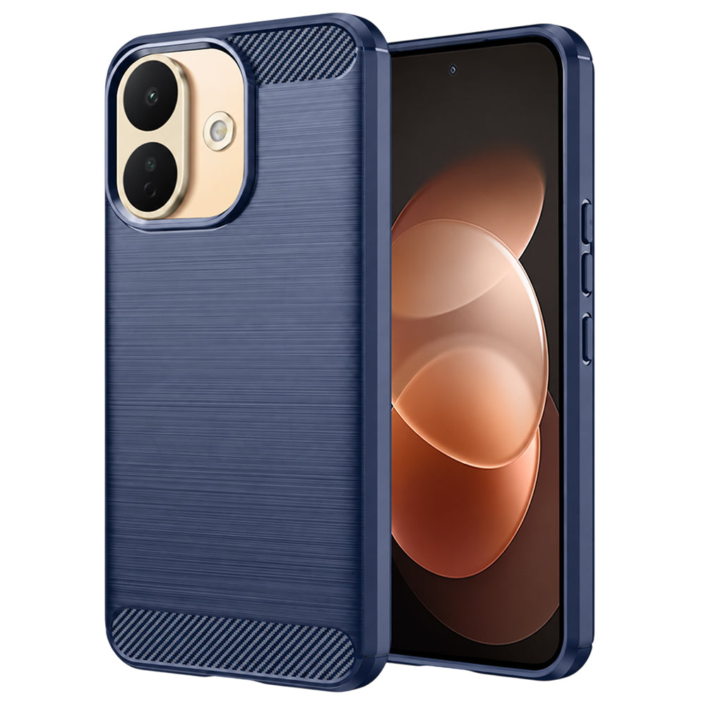 Deksel til Xiaomi Redmi Note 17 Pro, Techsuit, Carbon, blå