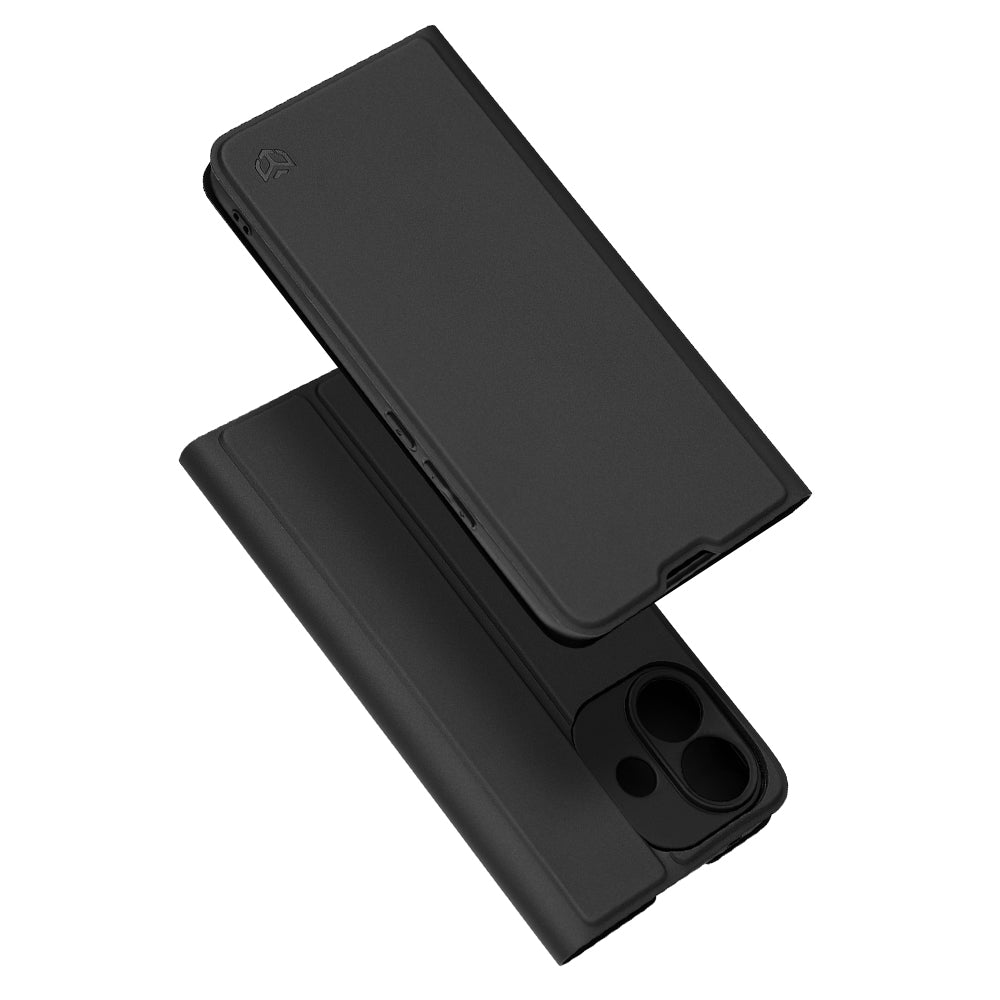 Deksel til Xiaomi Redmi Note 17 Pro, Techsuit, Magskin Book, Svart