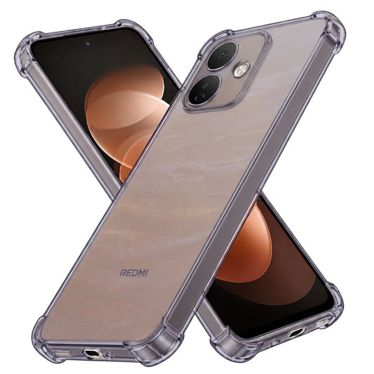 Deksel for Xiaomi Redmi Note 17 Pro, Techsuit, Støtsikker Klar, Røykfarget