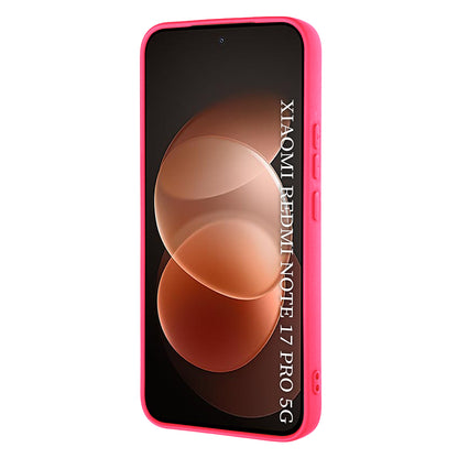 Deksel til Xiaomi Redmi Note 17 Pro, Techsuit, SoftFlex, mørk rosa