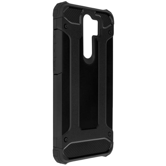 Deksel for Xiaomi Redmi Note 8 Pro, Techsuit, Hybrid Armor, Svart