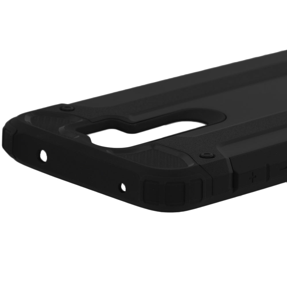 Deksel for Xiaomi Redmi Note 8 Pro, Techsuit, Hybrid Armor, Svart