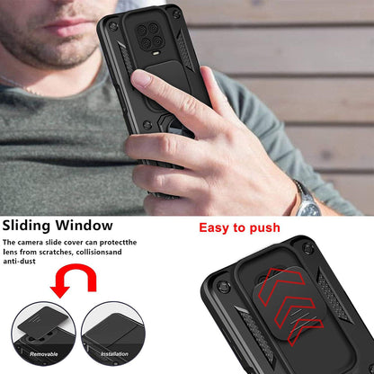 Deksel til Xiaomi Redmi Note 9S / Note 9 Pro / Note 9 Pro Max, Techsuit, CamShield, Svart