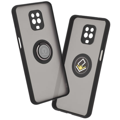 Deksel for Xiaomi Redmi Note 9S / Note 9 Pro / Note 9 Pro Max, Techsuit, Glinth, Svart