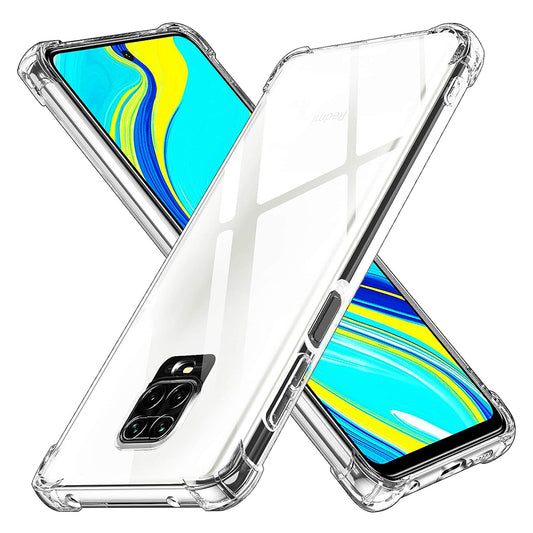 Deksel for Xiaomi Redmi Note 9S / Note 9 Pro / Note 9 Pro Max, Techsuit, Støtsikker Klar, Transparent
