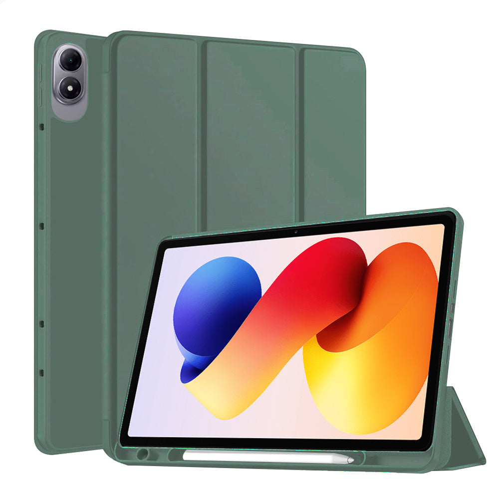 Deksel for Xiaomi Redmi Pad 2 Pro, Techsuit, Flex Trifold, Grønn