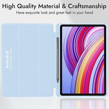 Deksel for Xiaomi Redmi Pad 2 Pro, Techsuit, Flex Trifold, Matcha Grønn