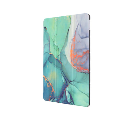 Deksel for Xiaomi Redmi Pad 2 Pro, Techsuit, FoldPro Green Time, Flerfarget