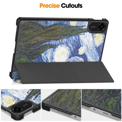 Deksel for Xiaomi Redmi Pad 2 Pro, Techsuit, FoldPro Starry Night, Flerfarget