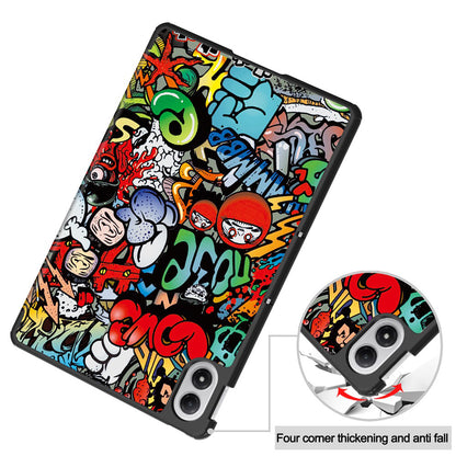 Deksel for Xiaomi Redmi Pad 2 Pro, Techsuit, FoldPro Urban Vibe, Flerfarget