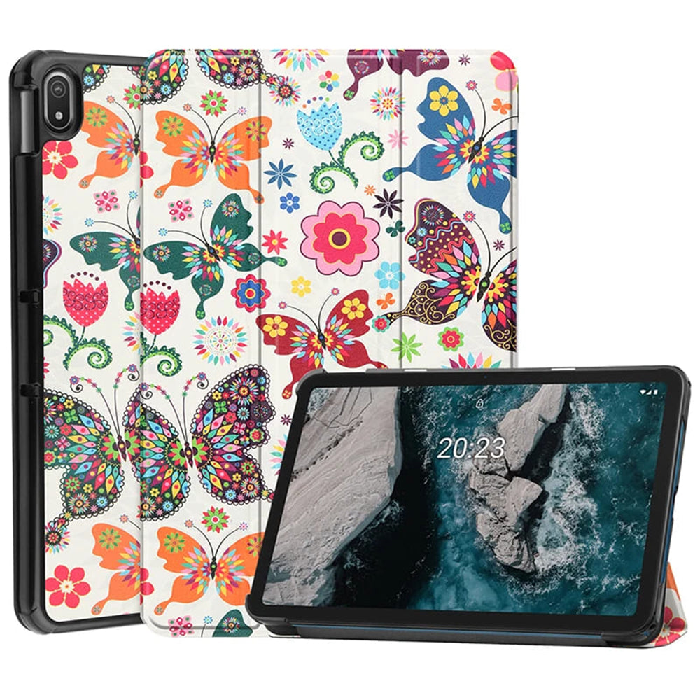 Deksel for Xiaomi Redmi Pad 2, Techsuit, FoldPro Butterfly, Flerfarget