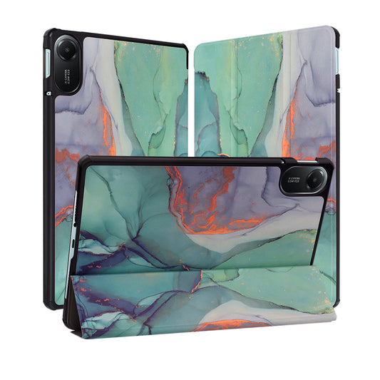Deksel for Xiaomi Redmi Pad 2, Techsuit, FoldPro Green Time, Flerfarget