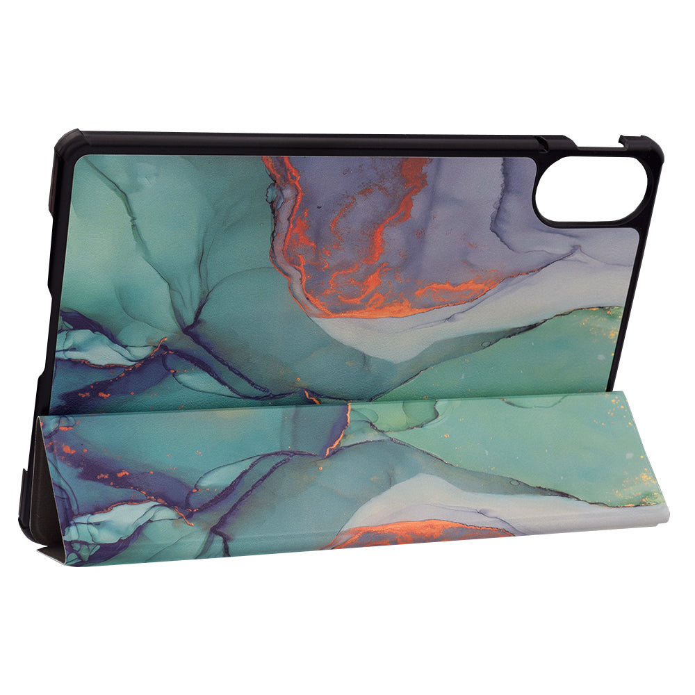 Deksel for Xiaomi Redmi Pad 2, Techsuit, FoldPro Green Time, Flerfarget