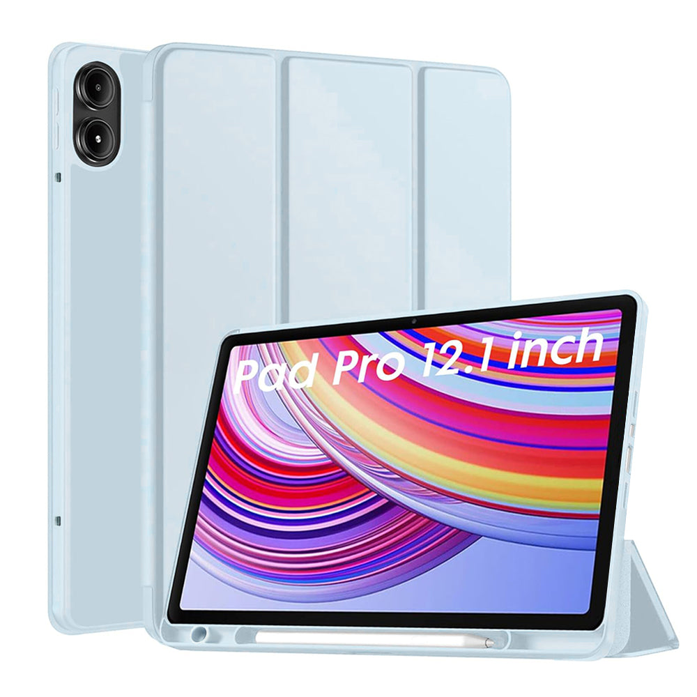 Deksel for Xiaomi Redmi Pad Pro / Pad / Pad Pro 5G, Techsuit, Flex Trifold, Blå