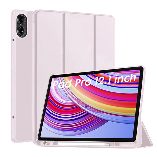Deksel for Xiaomi Redmi Pad Pro / Pad / Pad Pro 5G, Techsuit, Flex Trifold, Rosa