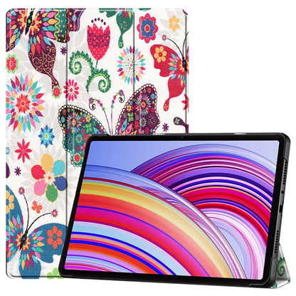 Deksel til Xiaomi Redmi Pad Pro / Pad / Pad Pro 5G, Techsuit, FoldPro Butterfly, Flerfarget