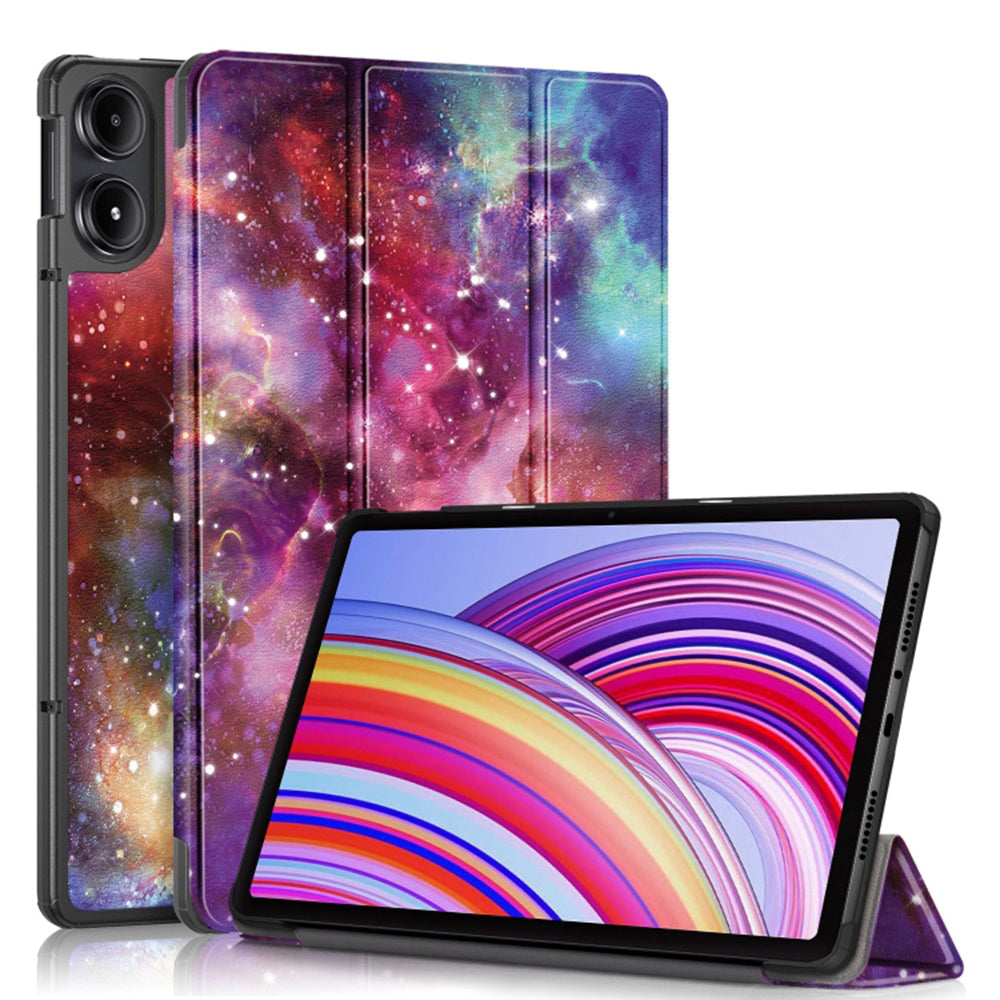 Deksel for Xiaomi Redmi Pad Pro / Pad / Pad Pro 5G, Techsuit, FoldPro Galaxy, Flerfarget