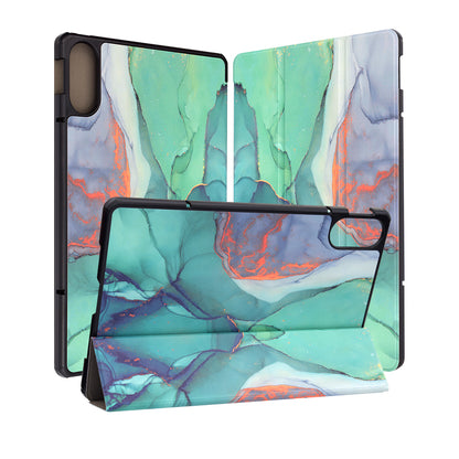 Deksel for Xiaomi Redmi Pad Pro / Pad / Pad Pro 5G, Techsuit, FoldPro Green Time, Flerfarget