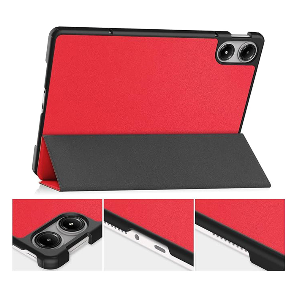 Deksel for Xiaomi Redmi Pad Pro / Pad / Pad Pro 5G, Techsuit, FoldPro, Rød