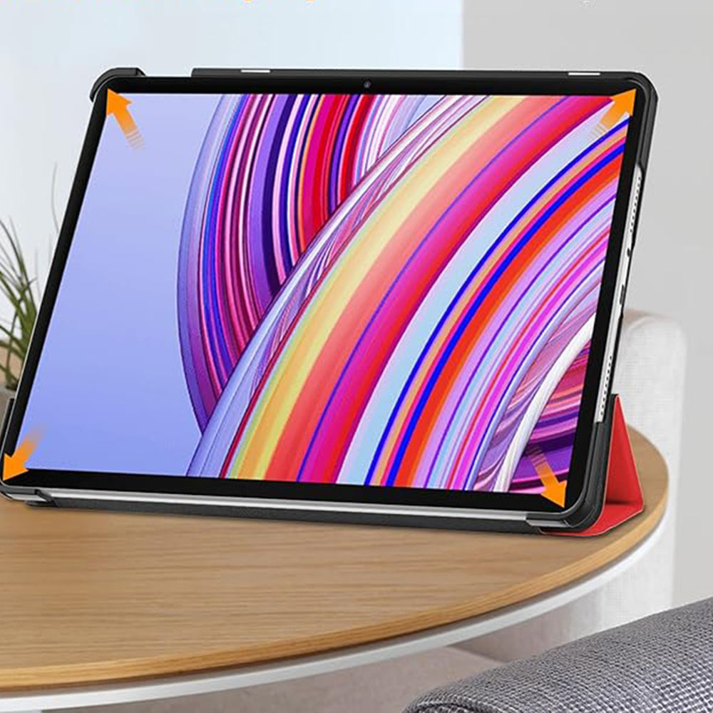 Deksel for Xiaomi Redmi Pad Pro / Pad / Pad Pro 5G, Techsuit, FoldPro, Rød