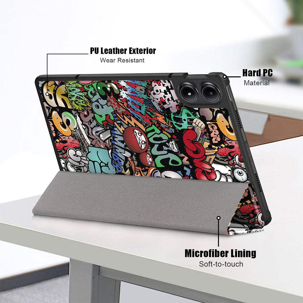 Deksel for Xiaomi Redmi Pad Pro / Pad / Pad Pro 5G, Techsuit, FoldPro Urban Vibe, Flerfarget