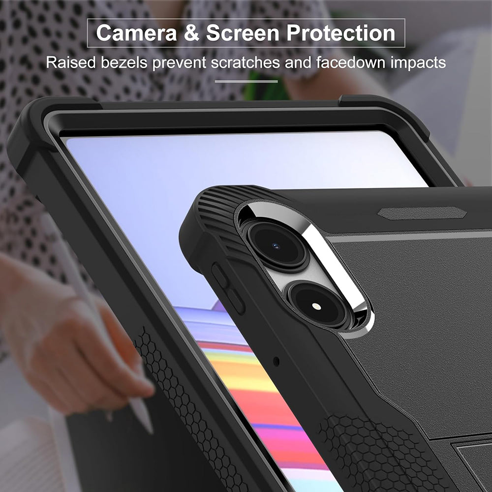 Deksel for Xiaomi Redmi Pad Pro / Pro 5G / Poco Pad, Techsuit, Rugged TabShell, Svart