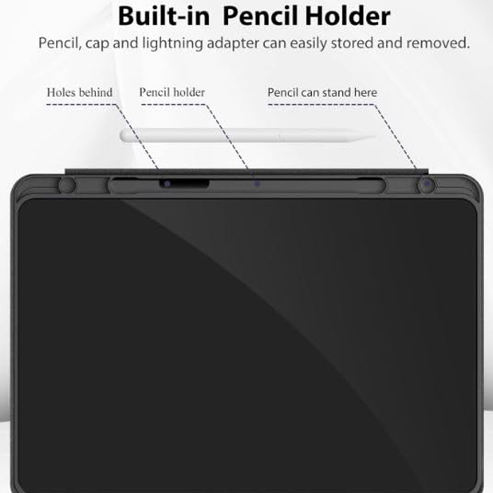 Deksel til Xiaomi Redmi Pad SE 8.7, Techsuit, Flex Trifold, Svart