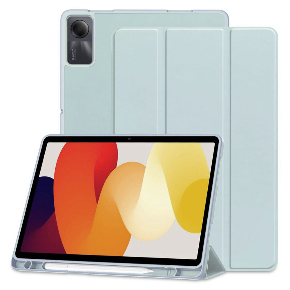 Deksel for Xiaomi Redmi Pad SE, Techsuit, Flex Trifold, Blå