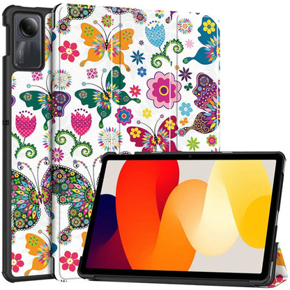 Deksel til Xiaomi Redmi Pad SE, Techsuit, FoldPro Butterfly, Flerfarget