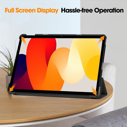 Deksel for Xiaomi Redmi Pad SE, Techsuit, FoldPro, Svart