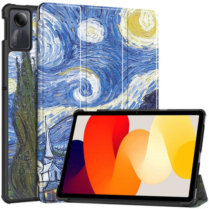 Deksel til Xiaomi Redmi Pad SE, Techsuit, FoldPro Starry Night, Flerfarget