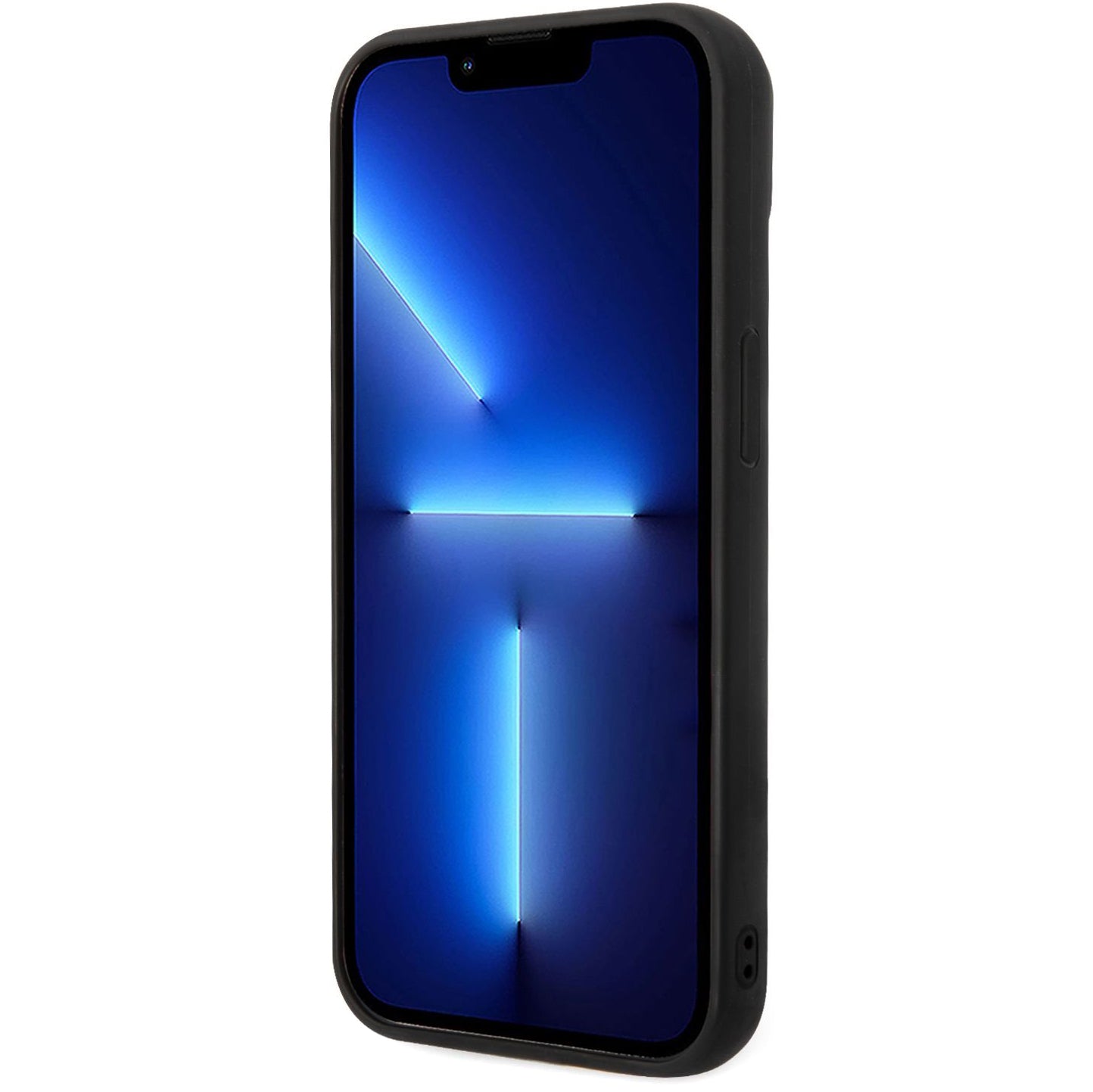 Deksel for Apple iPhone 14 Plus, Karl Lagerfeld, Quilted Puffy Metal Logo, Svart