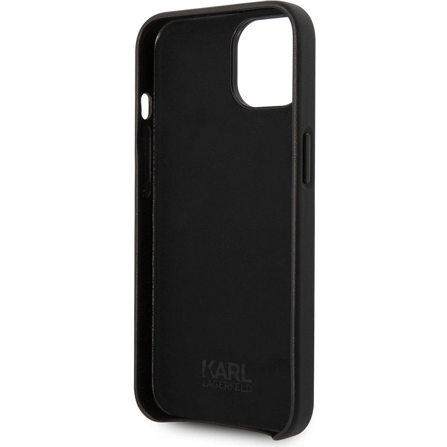 Deksel for Apple iPhone 14 Plus, Karl Lagerfeld, Perforated Logo, Svart