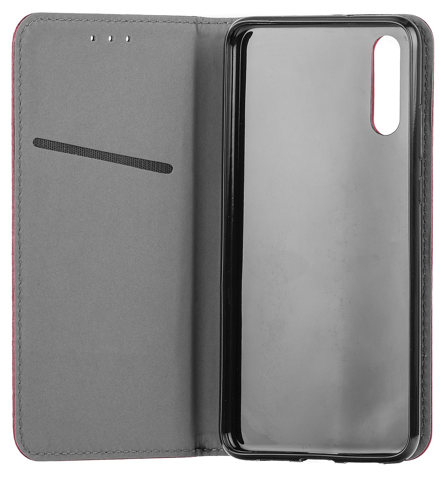 Deksel for Samsung Galaxy A13 A135, OEM, Smart Magnetic, Burgunder